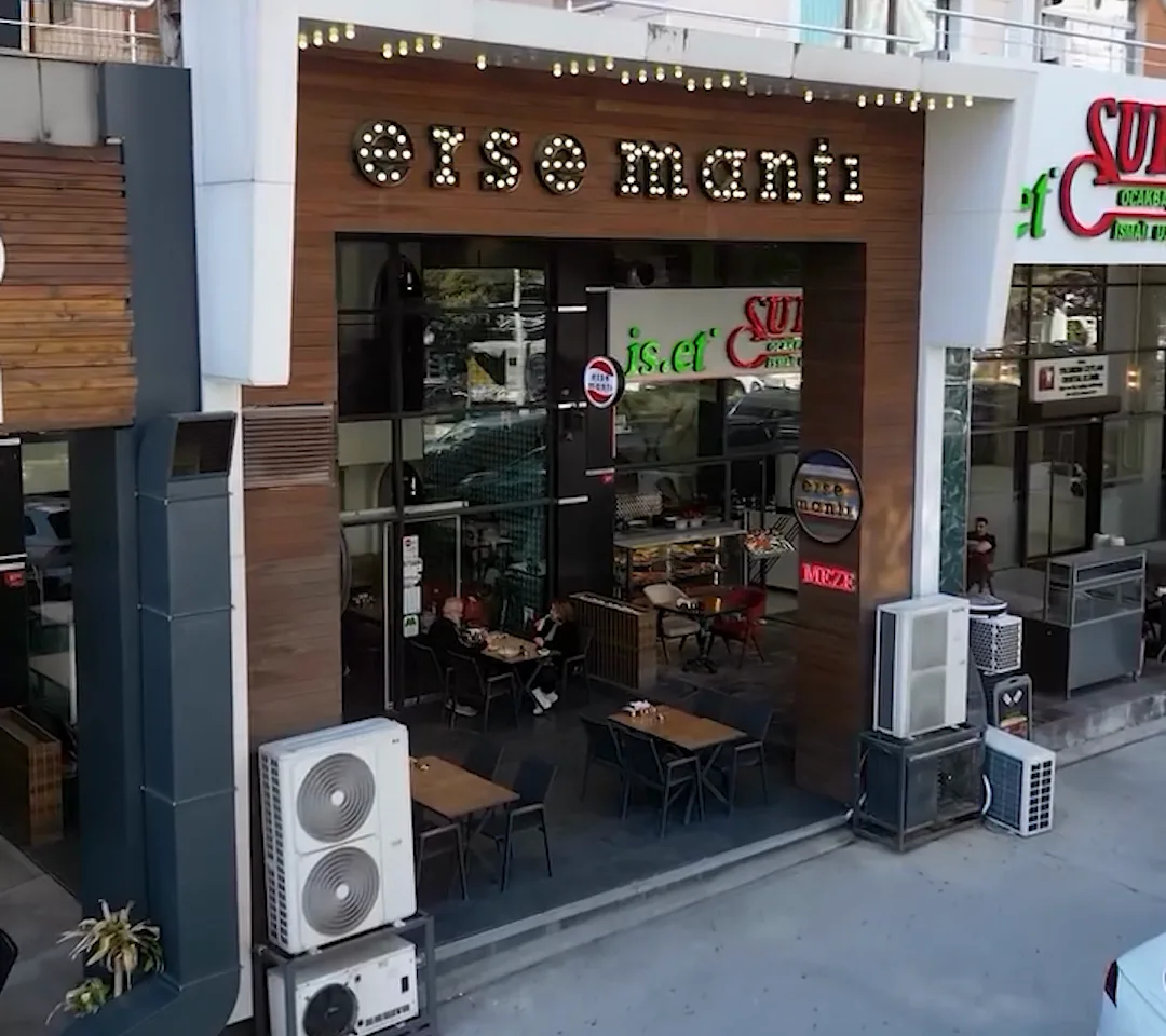 Erse Mantı dükkanının cephesi
